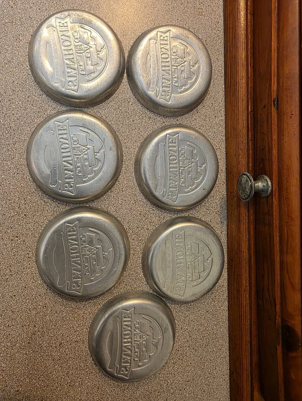 Set Of StanHome Coasters Country Vintage